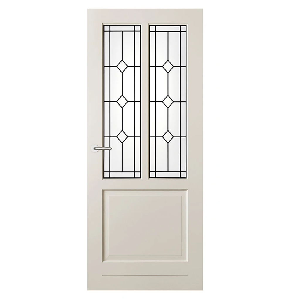 Binnendeur Austria Colour Lux Plus Brest met geplaatst Glas-in-lood Bologna